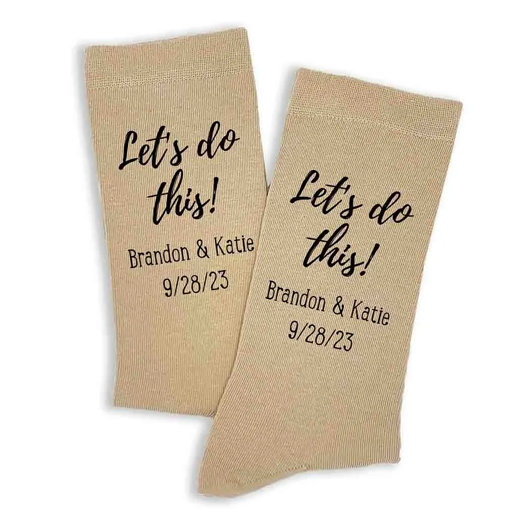 Personalized Groom Wedding Day Socks - Best Option for the Big Day!