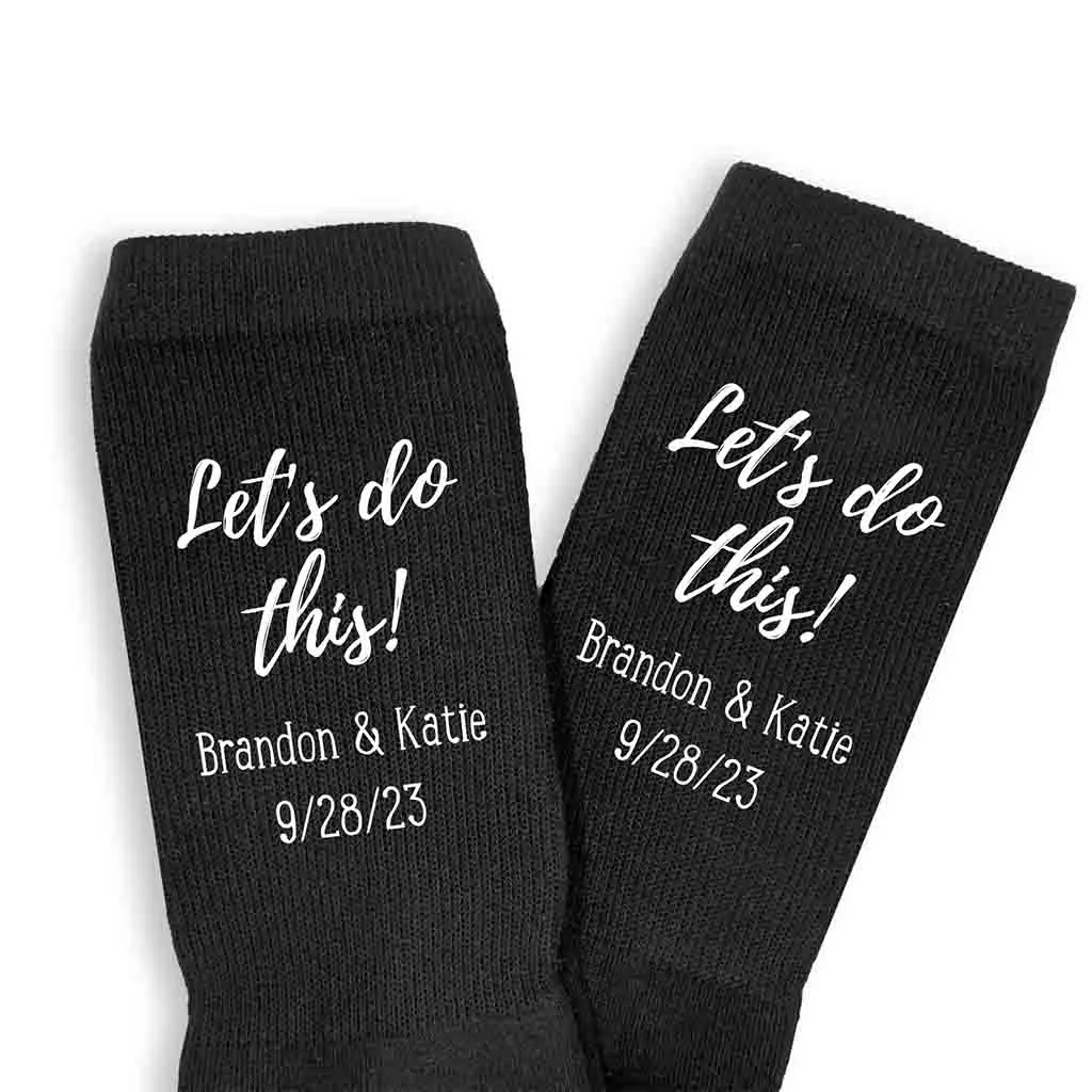 Personalized Groom Wedding Day Socks - Best Option for the Big Day!