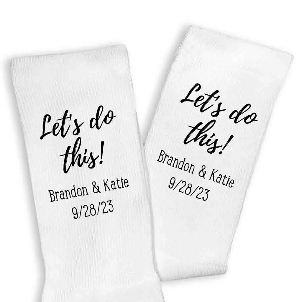 Personalized Groom Wedding Day Socks - Best Option for the Big Day!