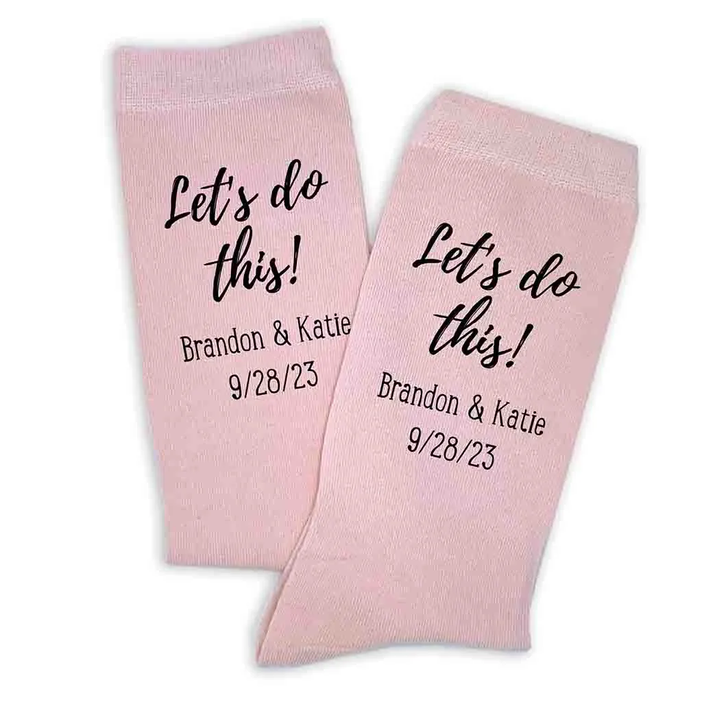 Personalized Groom Wedding Day Socks - Best Option for the Big Day!