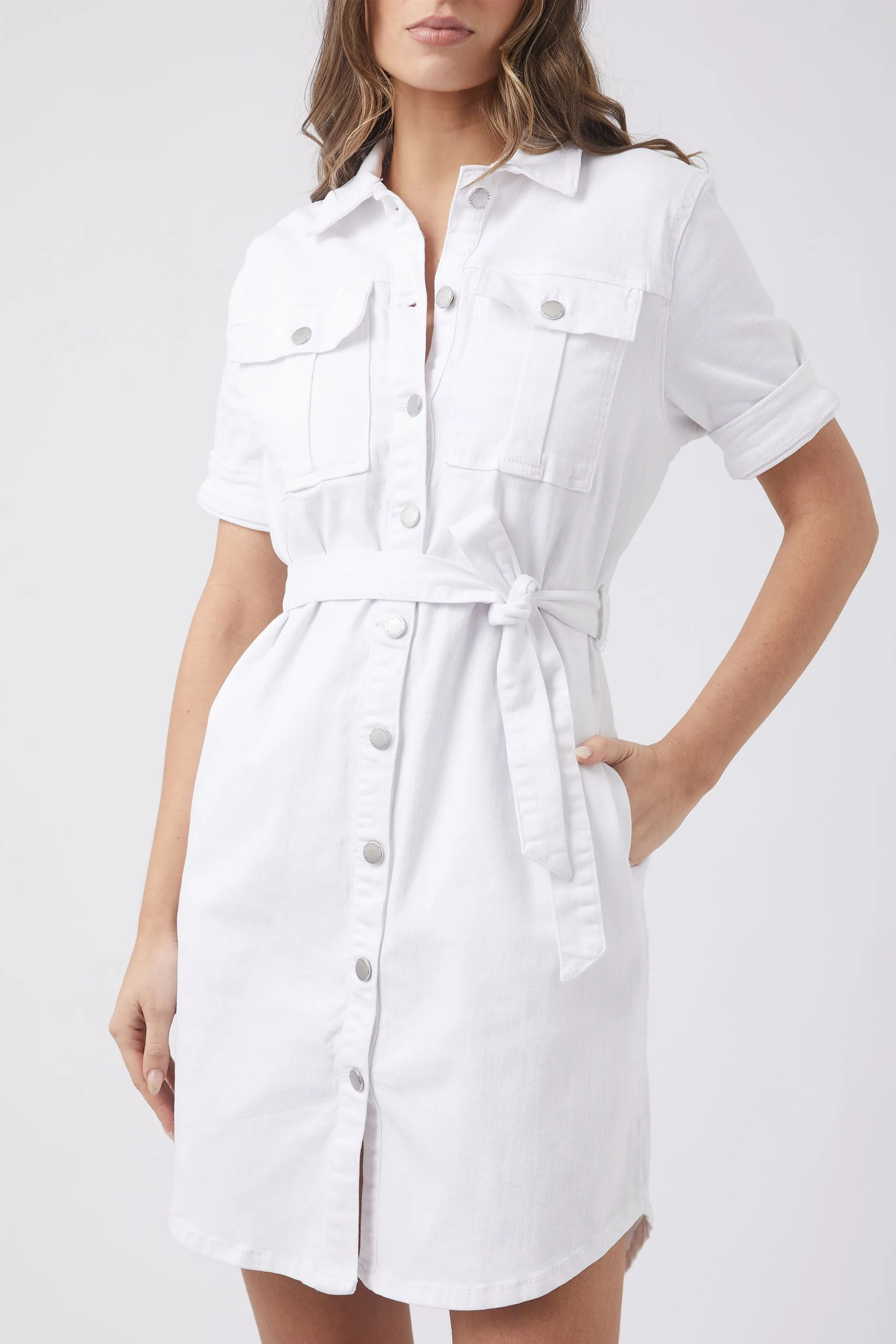 Piper Button Down Denim Dress