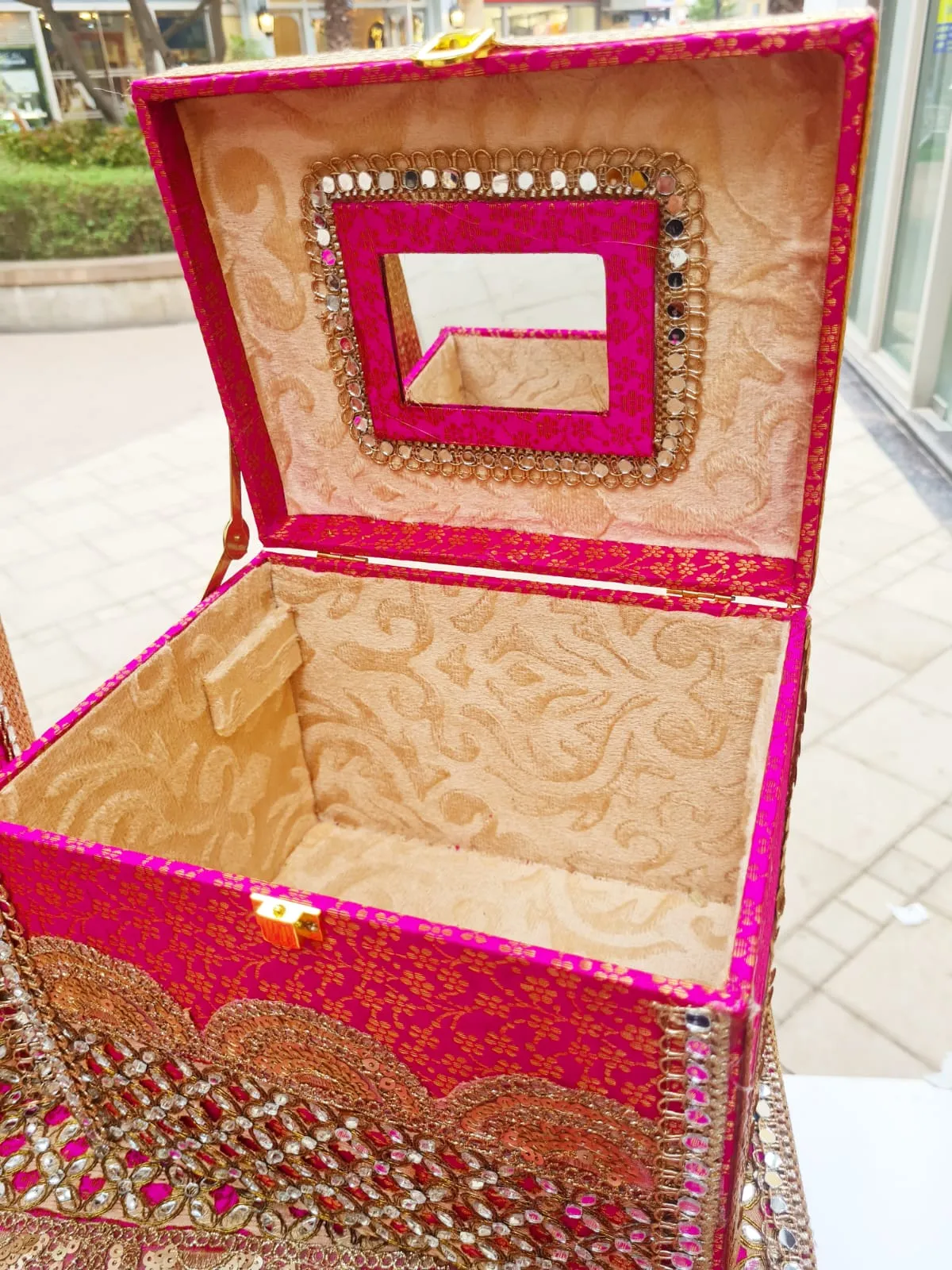 Pitara Sandook Wedding Trousseau Set for Wedding Decoration and Gifting