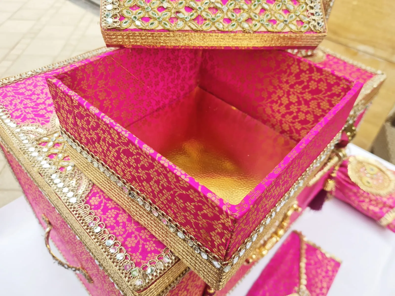 Pitara Sandook Wedding Trousseau Set for Wedding Decoration and Gifting