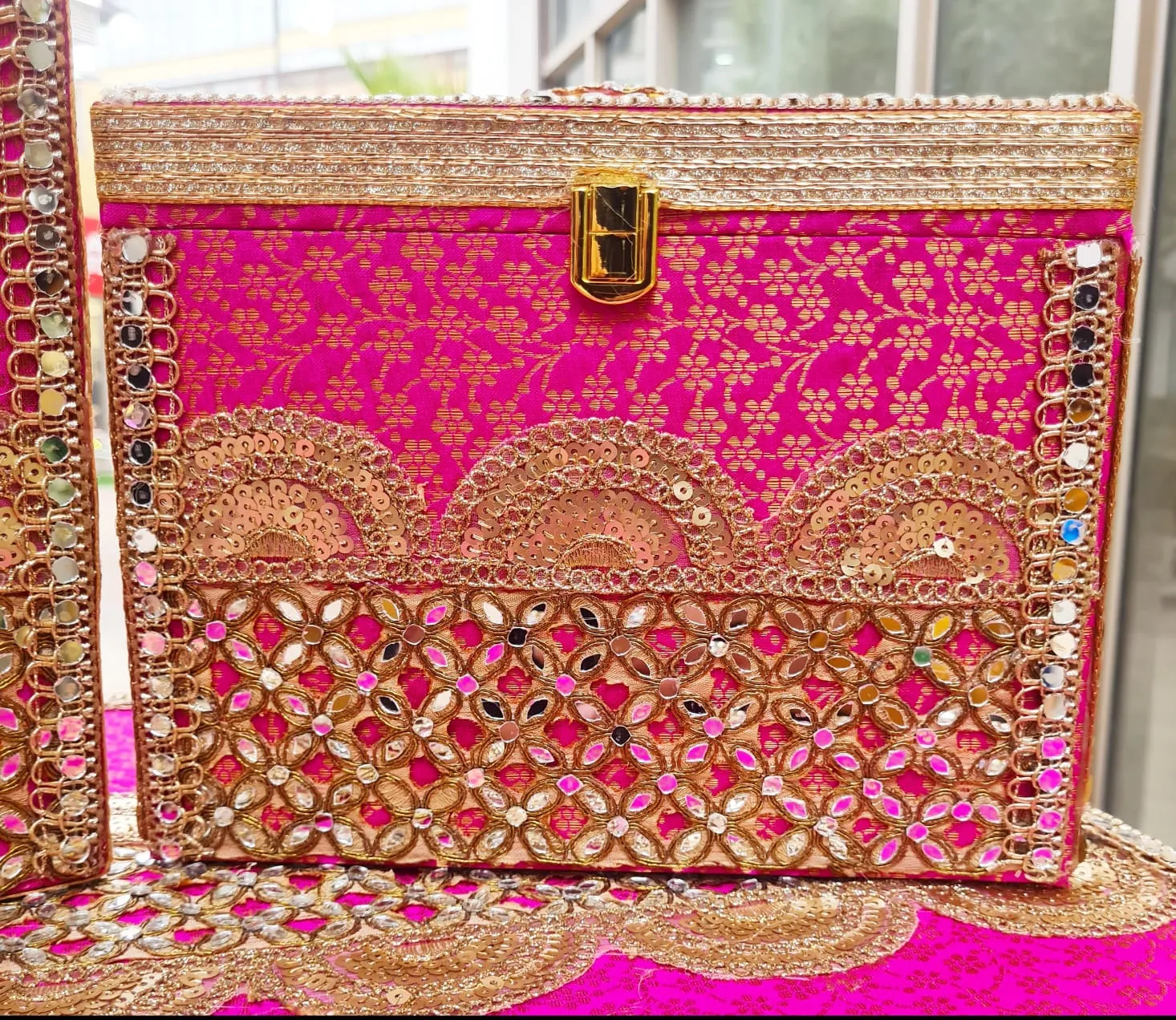 Pitara Sandook Wedding Trousseau Set for Wedding Decoration and Gifting