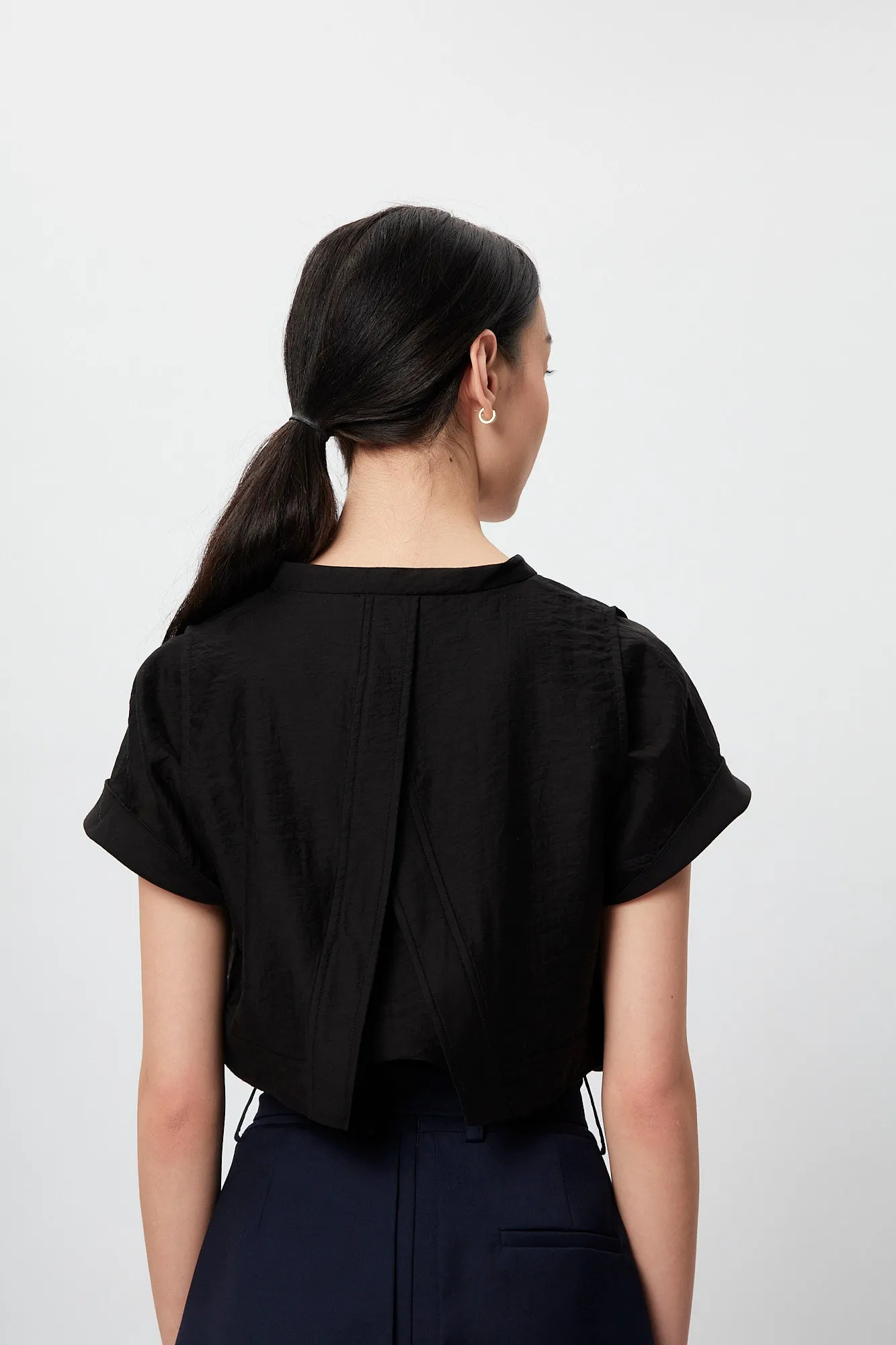 Rock n Fem Layers Blouse - Black