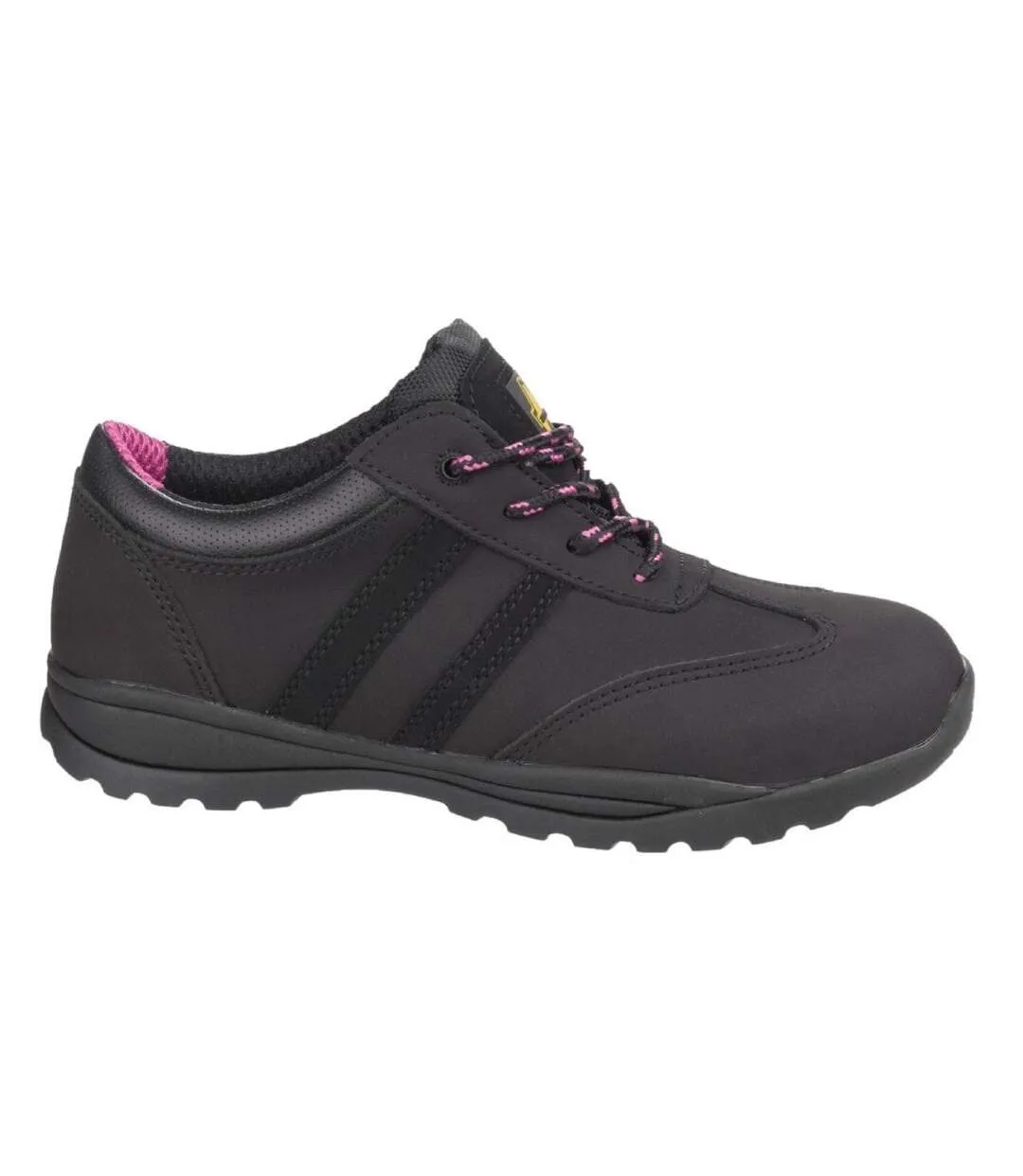 Safety womens/ladies fs706 sophie safety leather shoes black Amblers