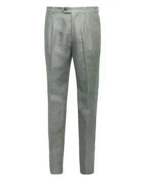 Sage Green Linen Trouser