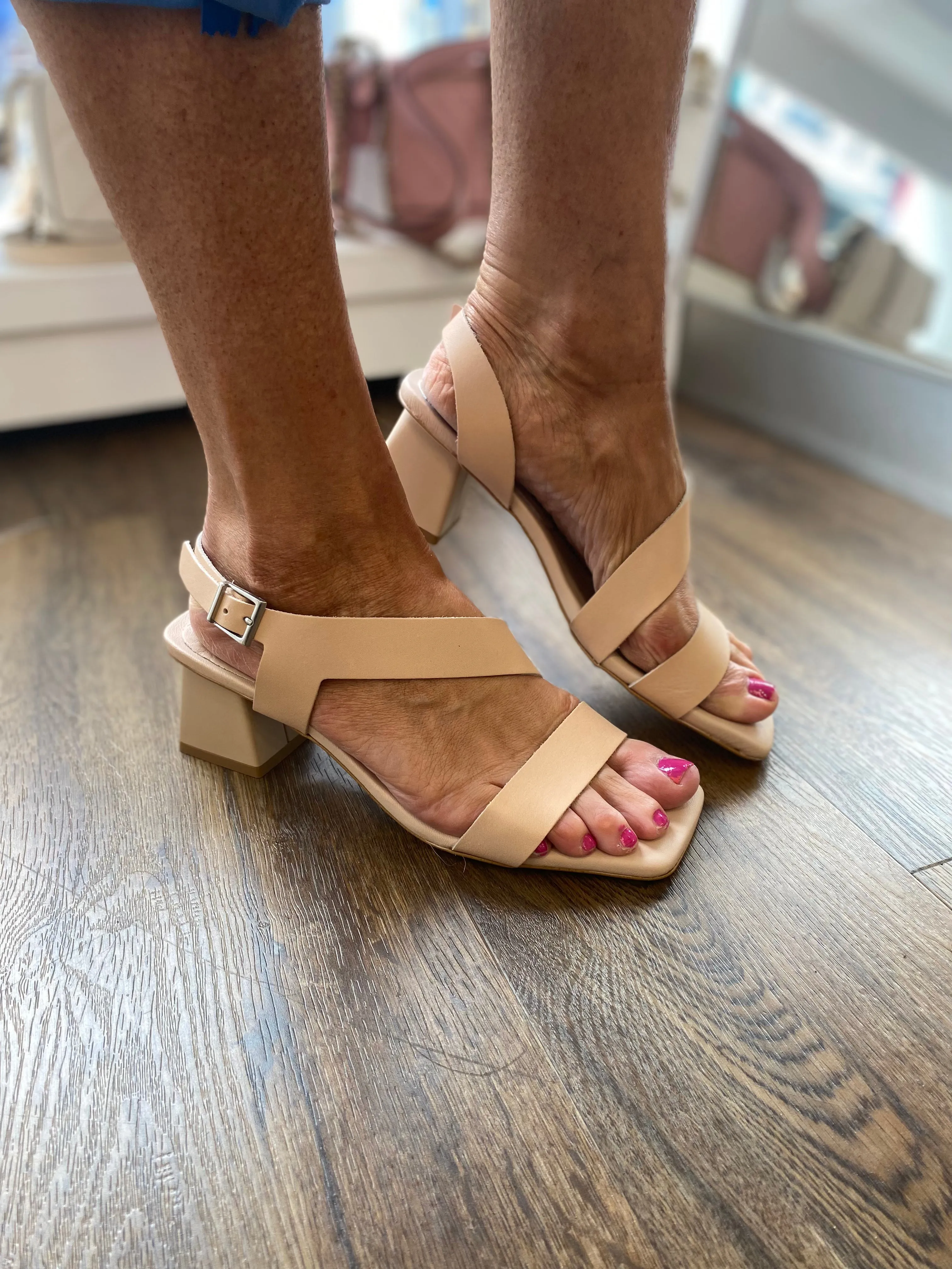 Sandals - Block Heel Sandal - 5259 + Color Options