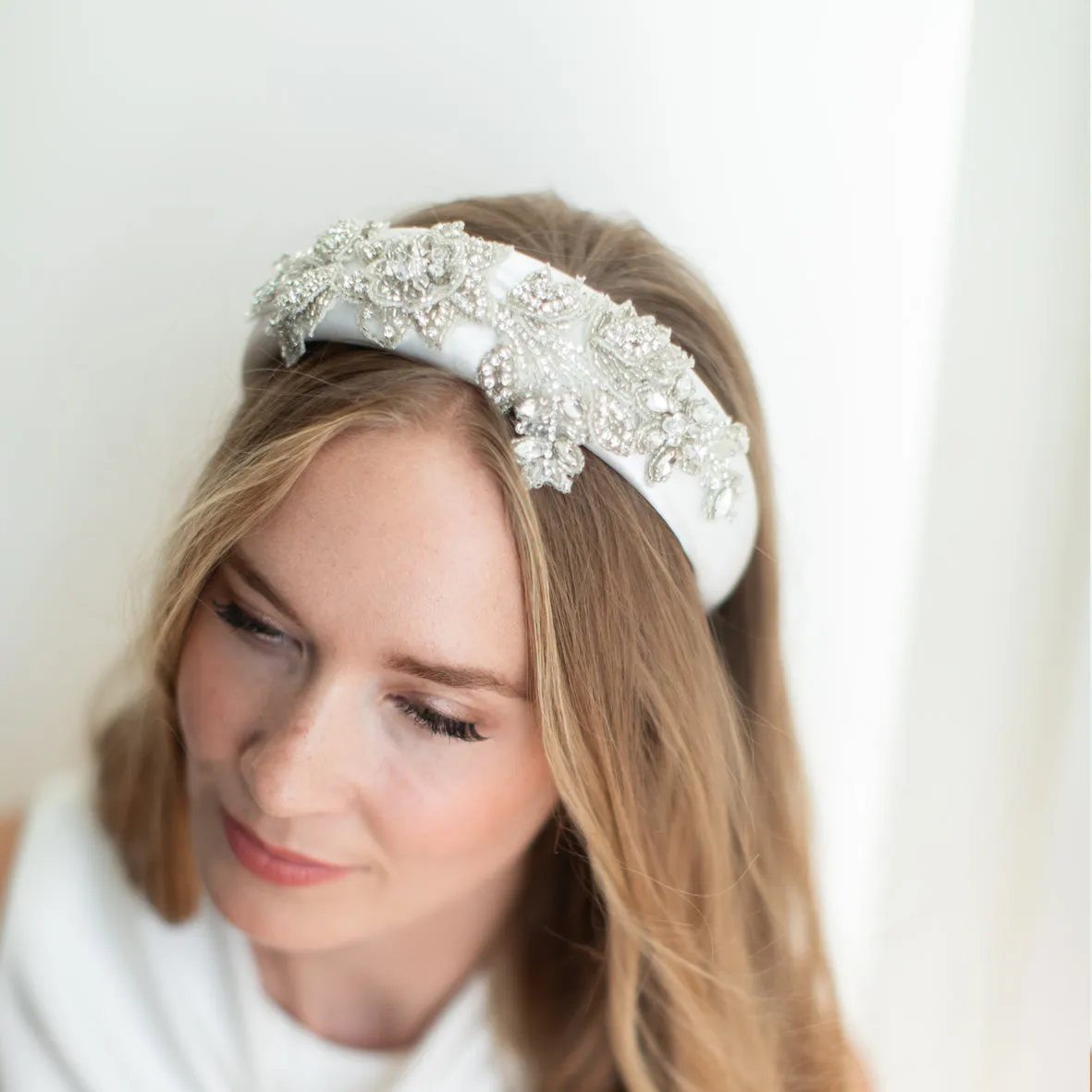 Satin Wedding Headband