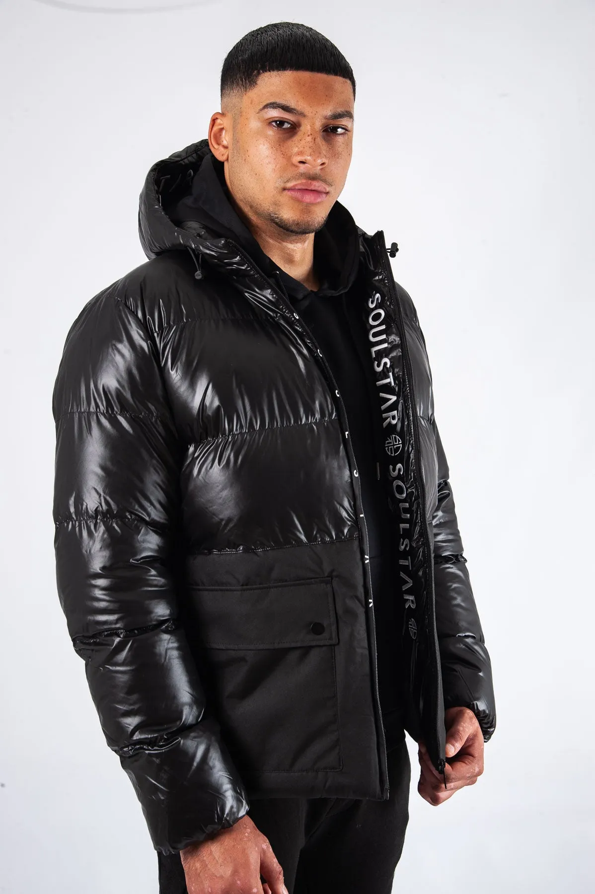 Shiny Puffer Jacket Coat