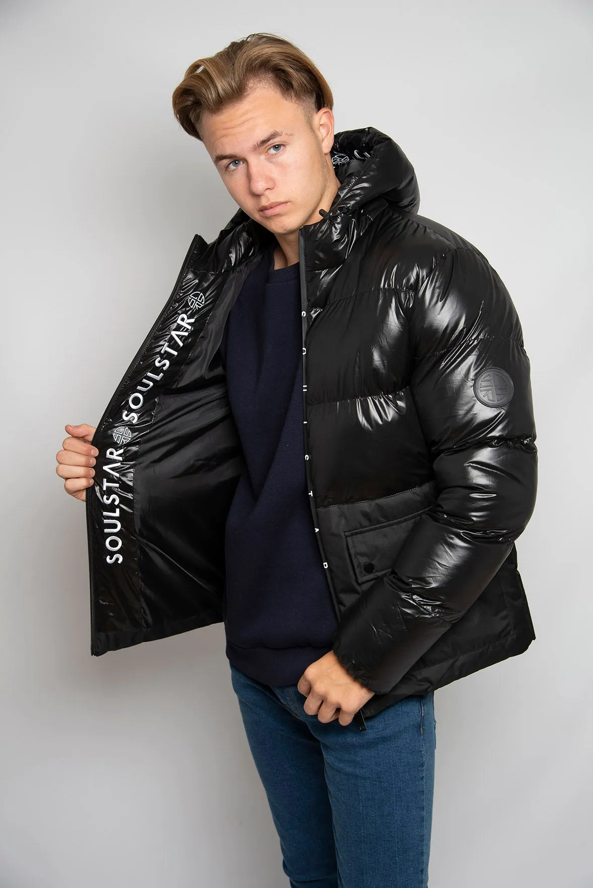 Shiny Puffer Jacket Coat