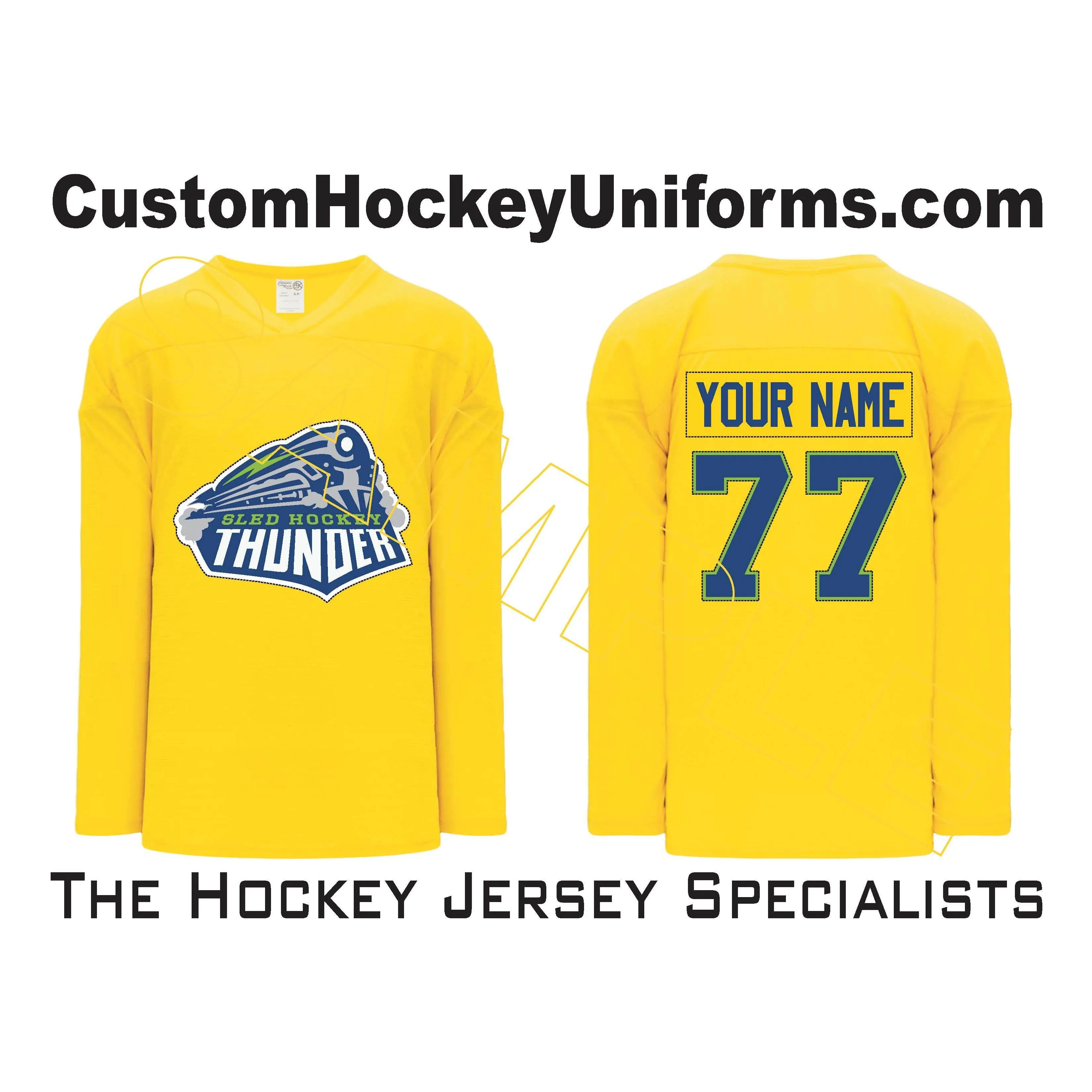 Sled Hockey Thunder Maize (H6000-055)