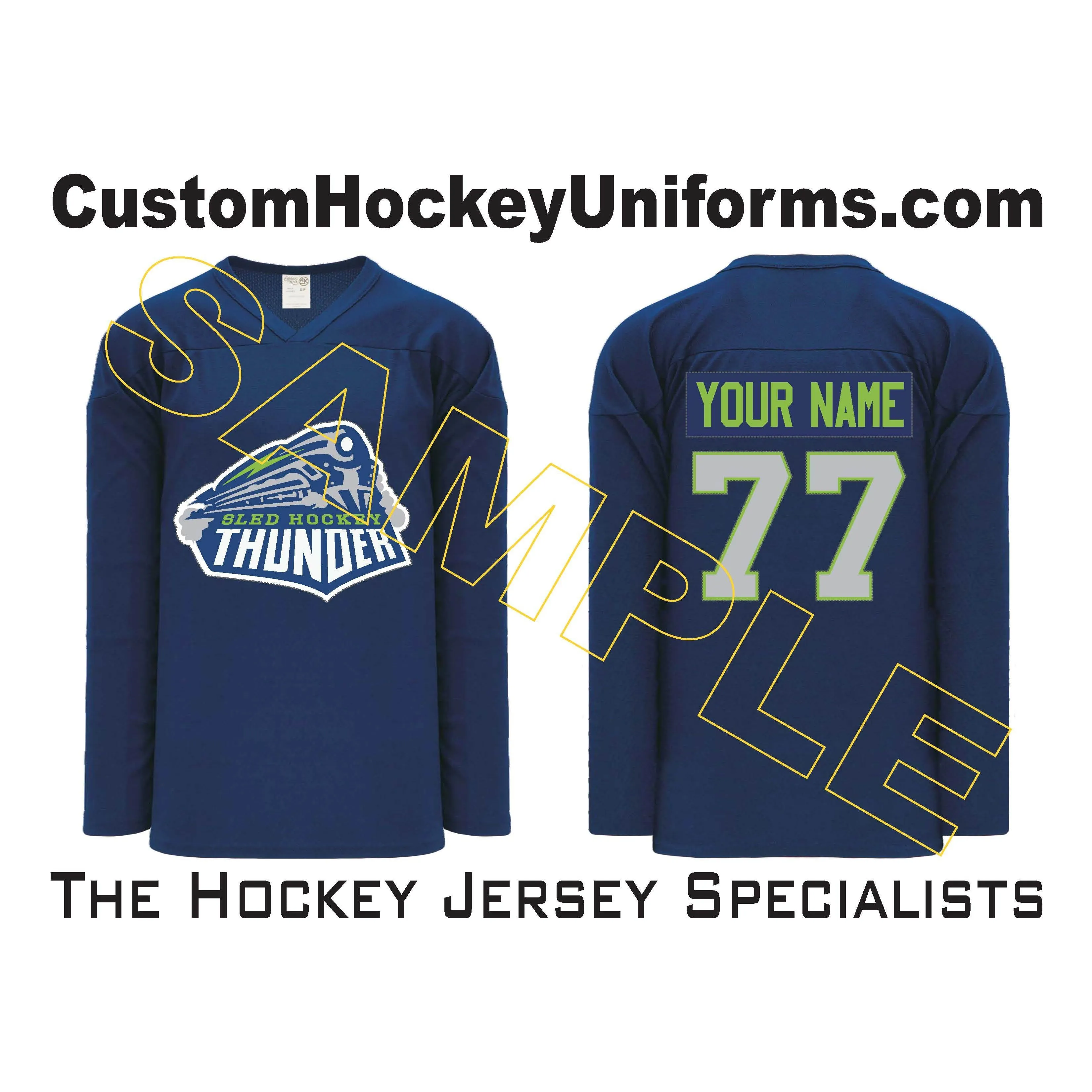 Sled Hockey Thunder Navy (H6000-004)