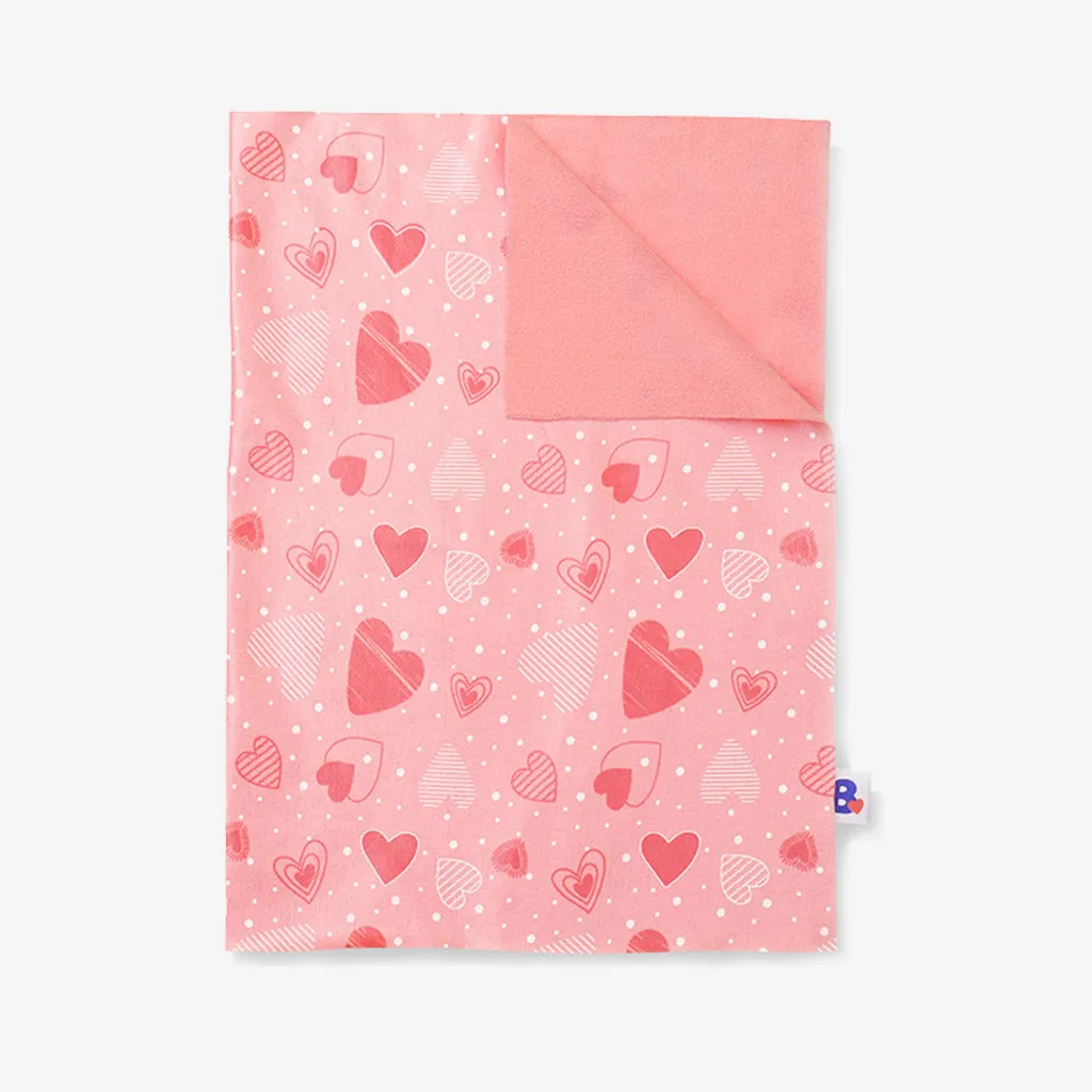 Small and Medium (pack of 2) - Diaper Changing Mat (Peppy Pink)