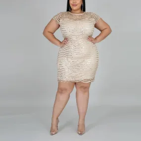 Sparkly Cocktail Dresses Plus Size | Chic Lover - Plus Size Clothing