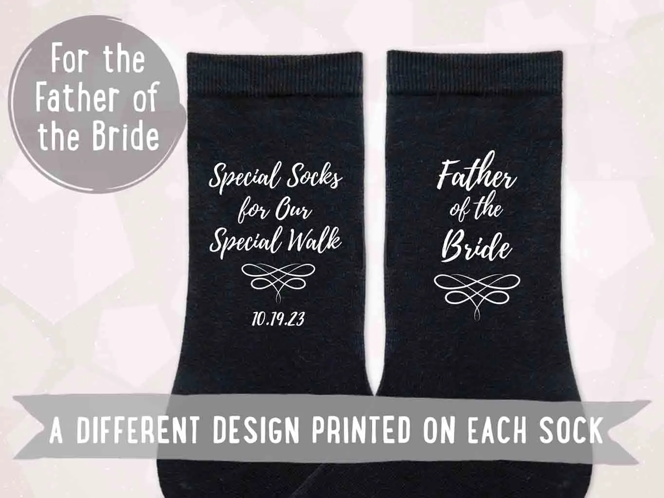 Special Socks for Father of the Bride Walk - Exclusive Edition