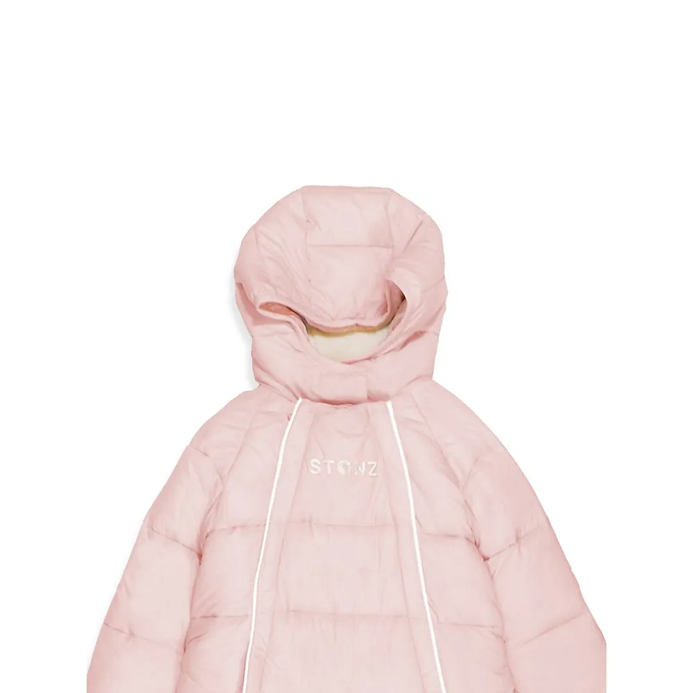 Stonz Baby Girl's 2-Piece Puffer Snow Suit & Bunting Bag