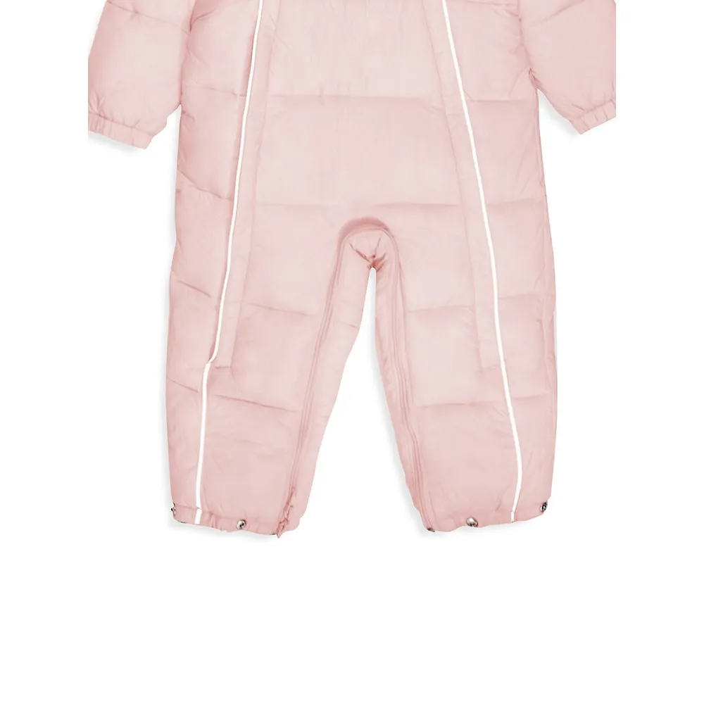 Stonz Baby Girl's 2-Piece Puffer Snow Suit & Bunting Bag