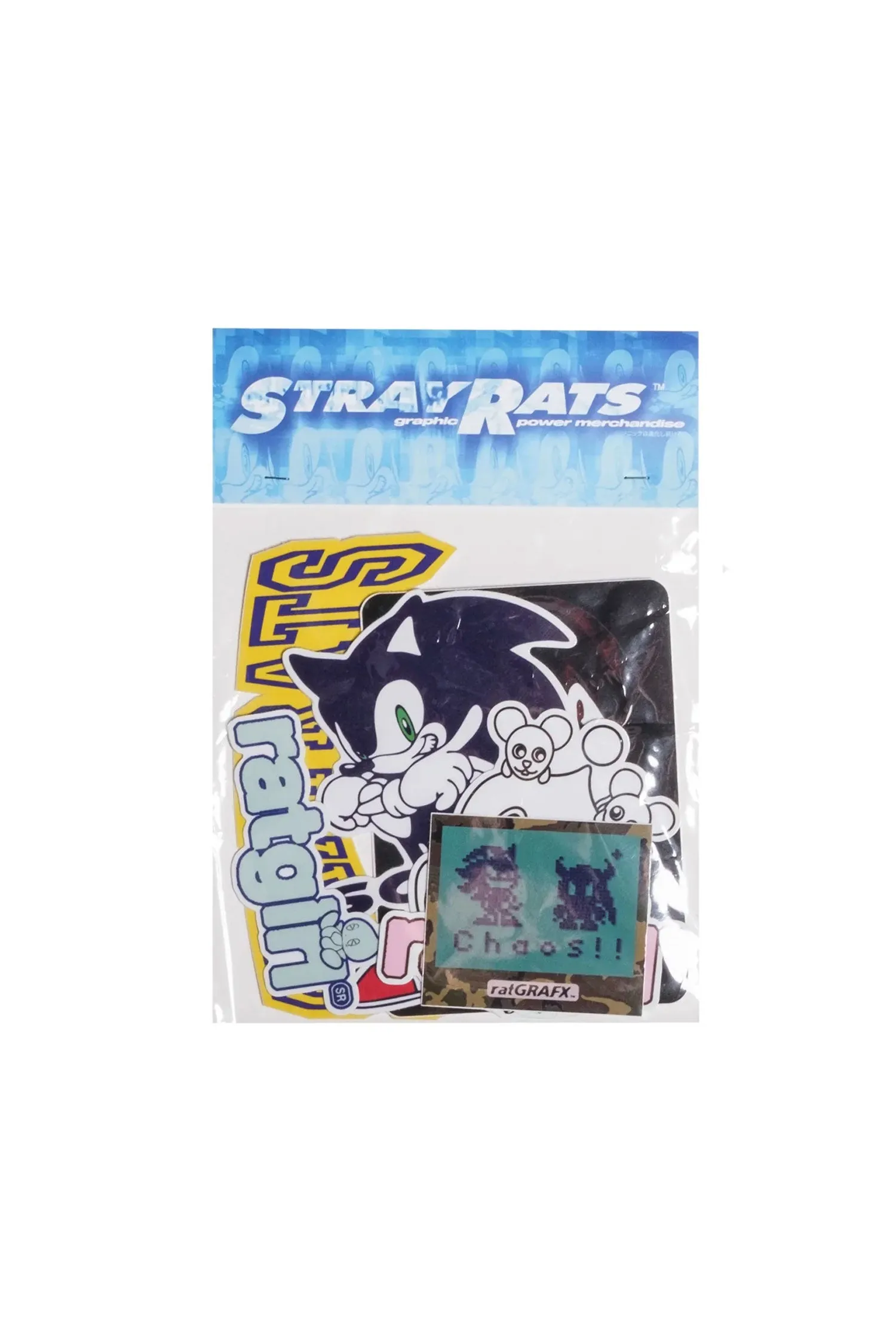 STRAY RATS x SONIC - SR SONIC STICKER PACK