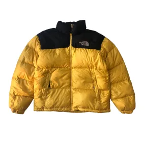 The North Face Nuptse 700 Yellow/Black Down Puffer Jacket Medium