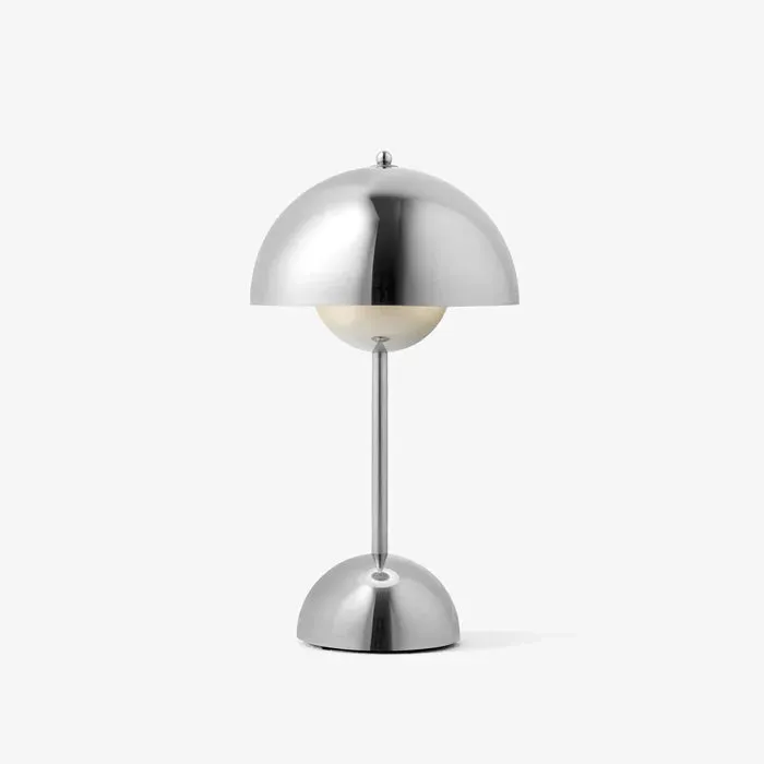 &Tradition Flowerpot Portable Lamp - Chrome