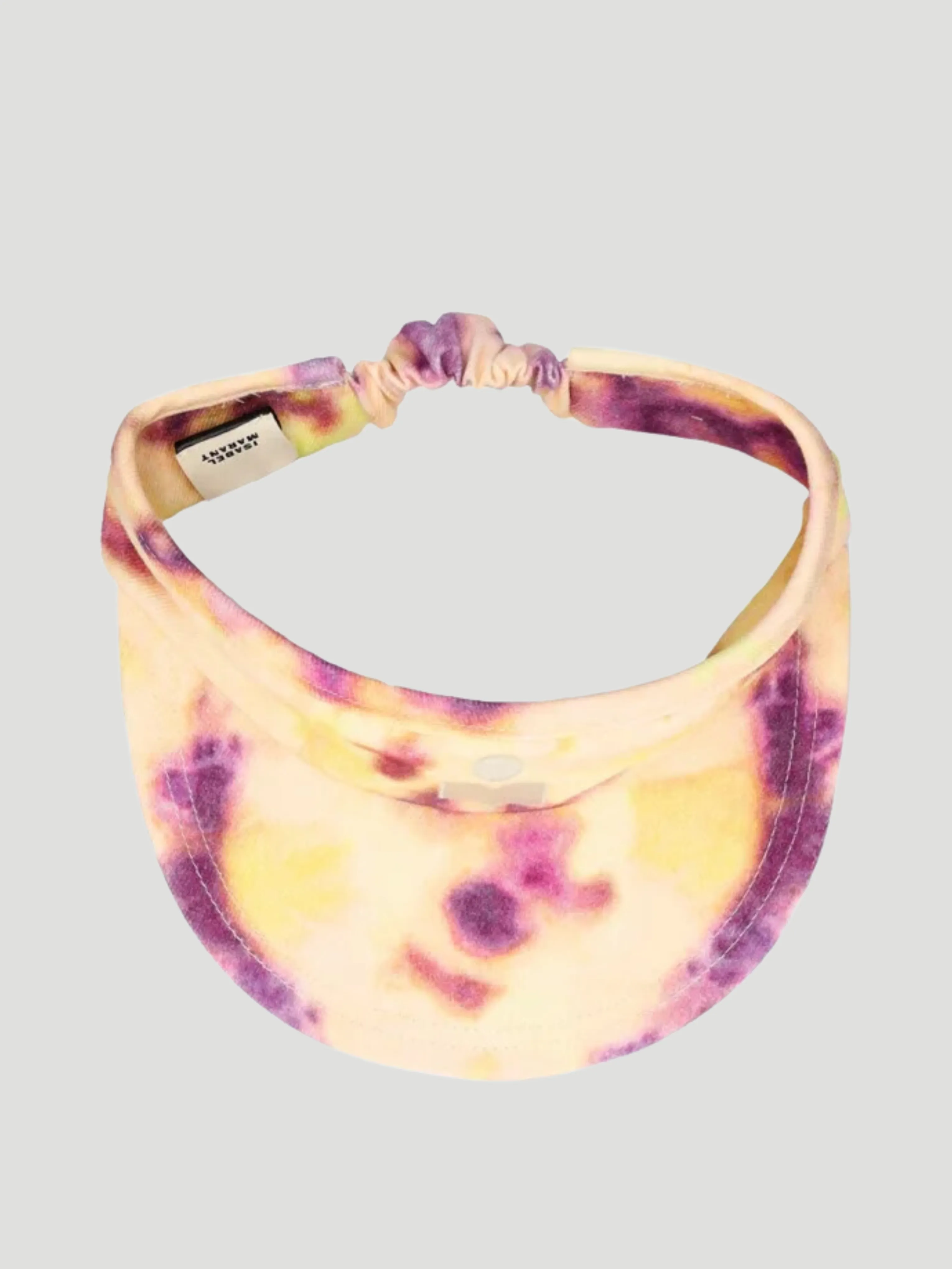 Tyry Yellow Tie Dye Adjustable Cap Visor