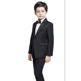 Wedding Suit Suits Formal Dress 4piece Black Boys Teen