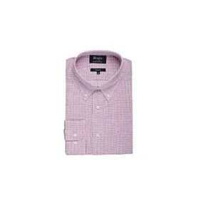 White Twill shirt with Red checks - STELLAN 