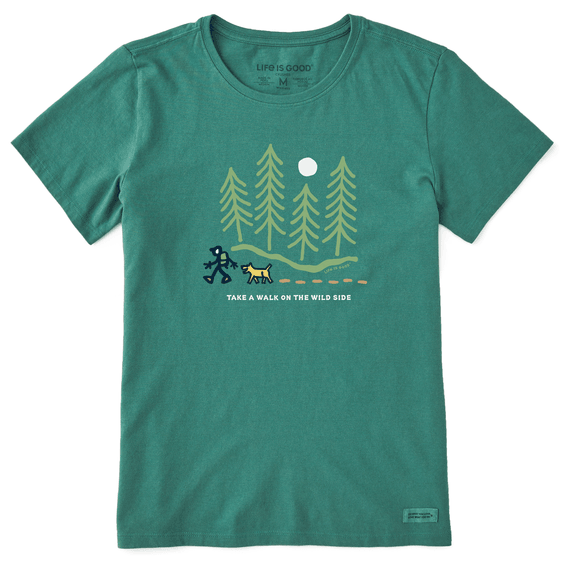 Women's Hiking Though the Woods Wildside  Crusher Tee