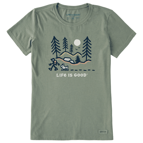 Women's Hiking Through the Woods Frenchy  Crusher Tee