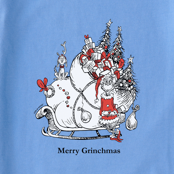 Women's Merry Grinchmas Sled  Crusher Tee