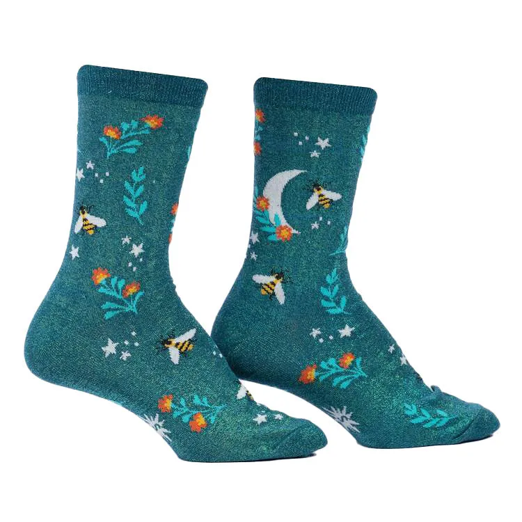 Women's Bee Dazzling Crew Socks