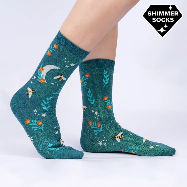 Women's Bee Dazzling Crew Socks