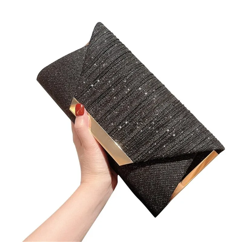 Women's Evening Bag Glitter Purse Elegant Wedding Clutch