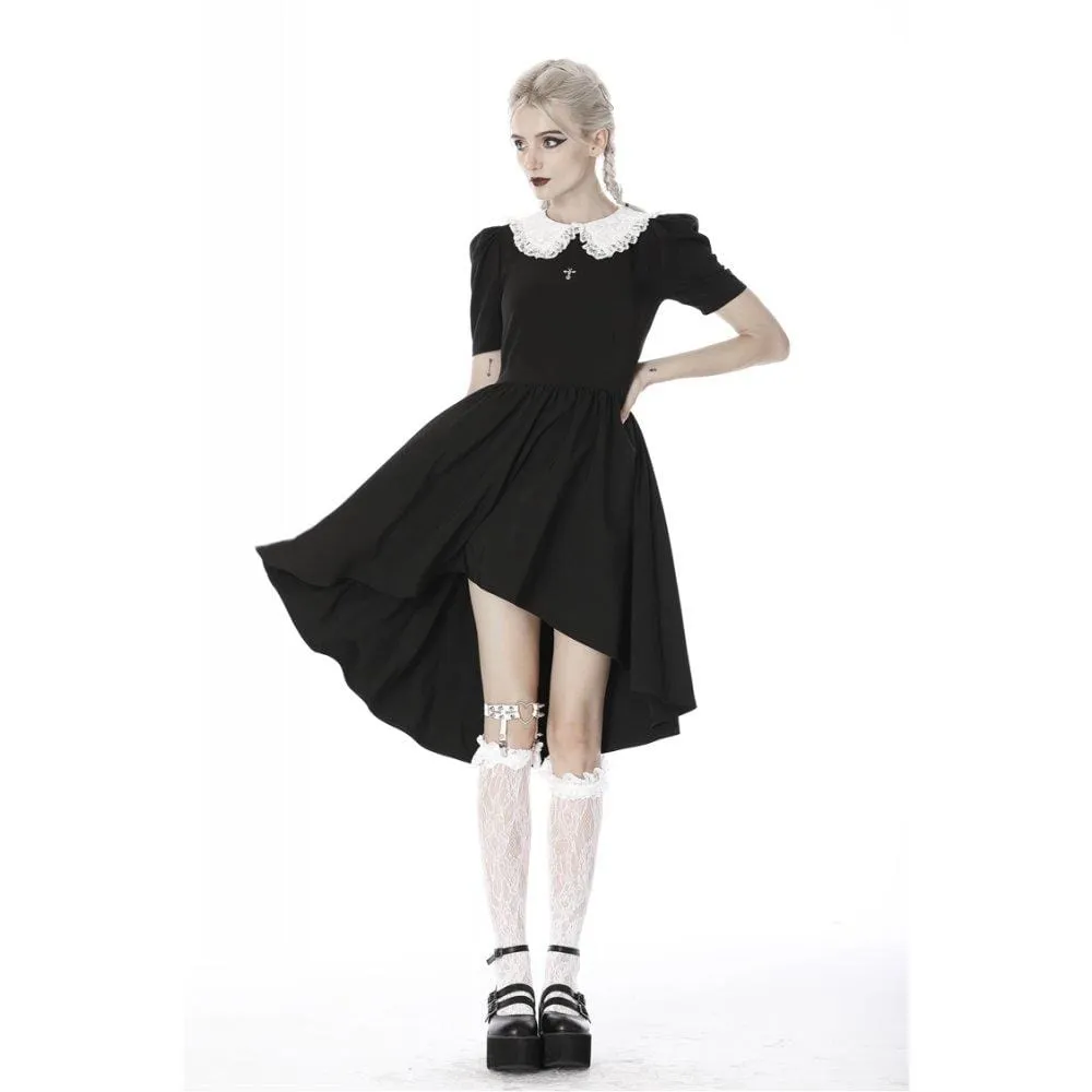 Women's Lolita Vintage White Collar Cocktail Dresses