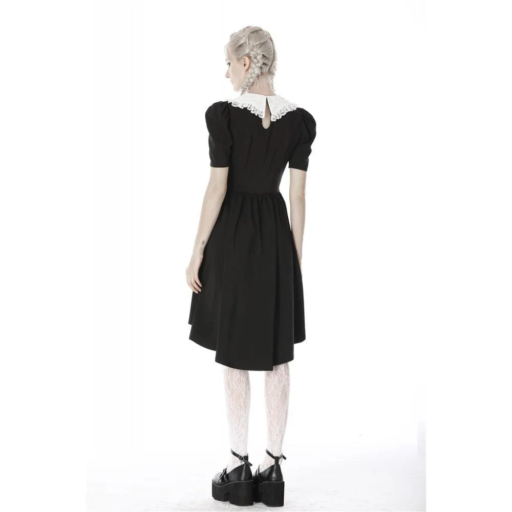 Women's Lolita Vintage White Collar Cocktail Dresses