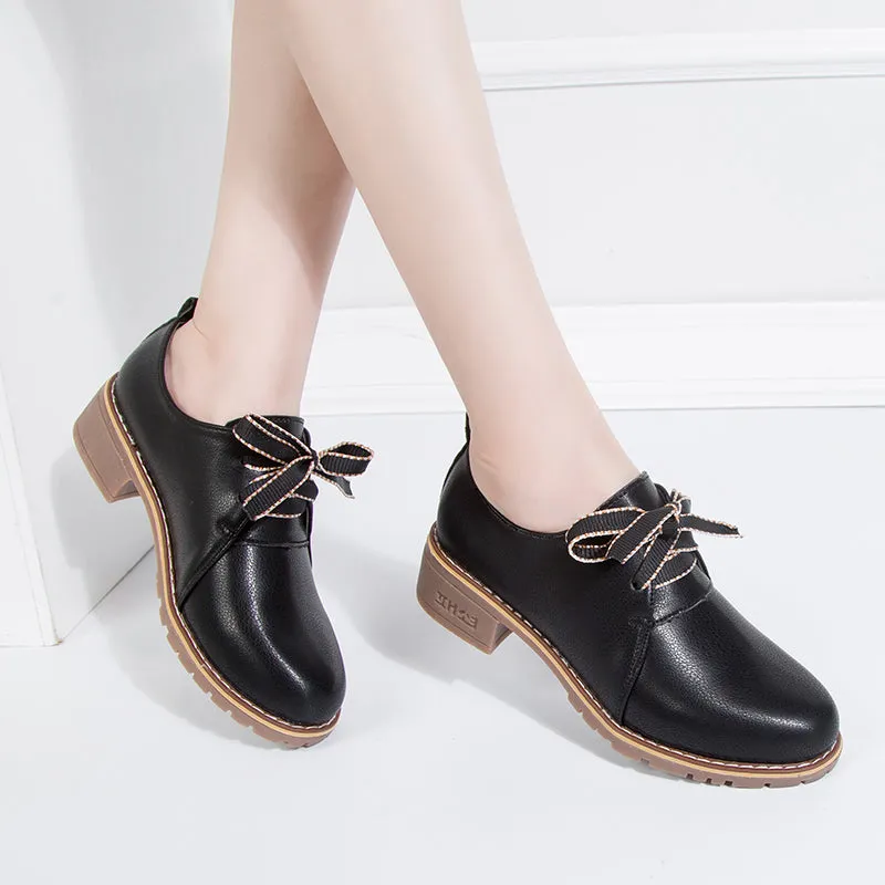 Women's Small Leather Shoes